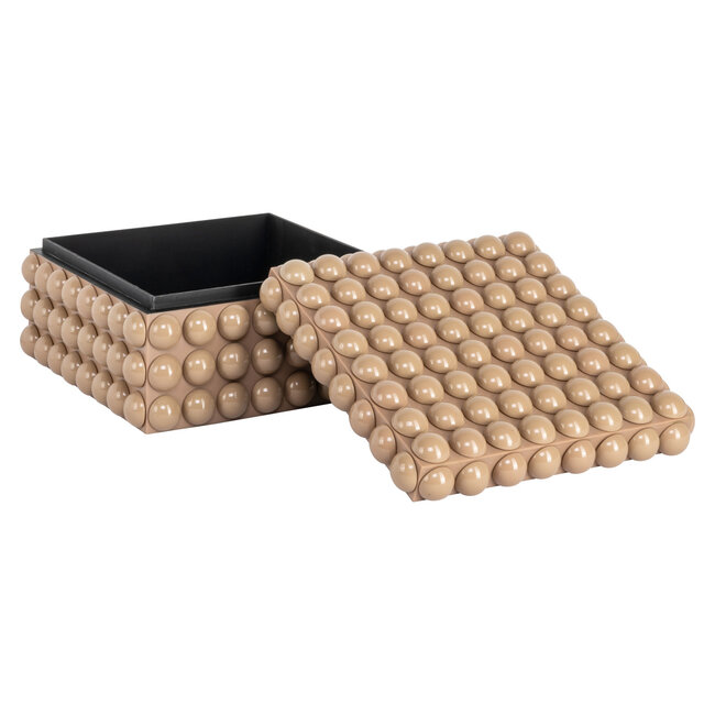 Richmond Interiors  Opbergdoos Ash beige groot