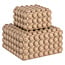 Richmond Interiors  Opbergdoos Ash beige groot
