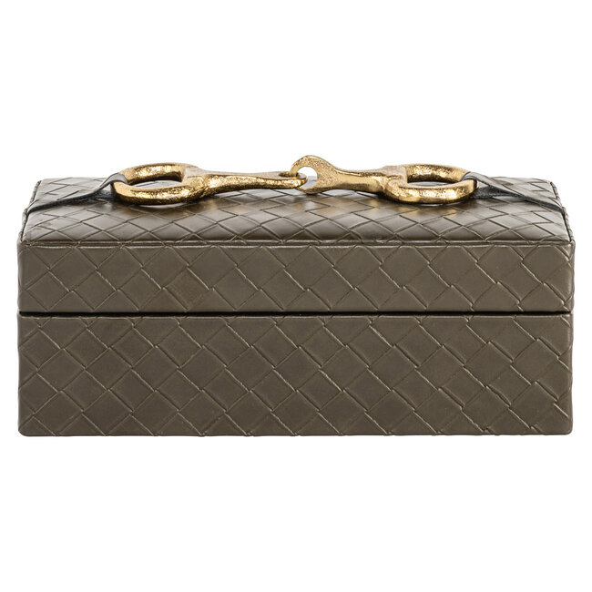 Richmond Interiors  Opbergdoos Blade olive klein