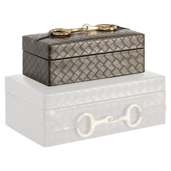 Richmond Interiors  Opbergdoos Blade olive klein