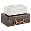 Richmond Interiors  Opbergdoos Rex donker bruin groot