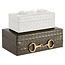 Richmond Interiors  Opbergdoos Blade olive groot