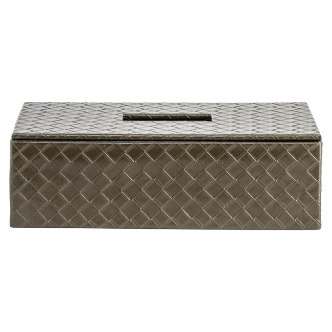 Richmond Interiors  Decoratief object Vex olive tissue box