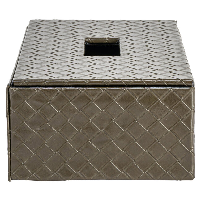 Richmond Interiors  Decoratief object Vex olive tissue box