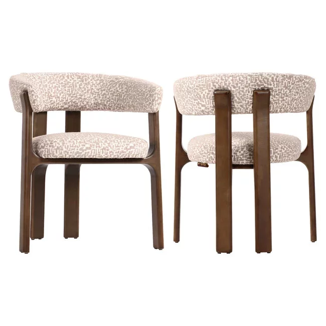 Richmond Interiors  Eetkamerstoel Contigo naturel geo