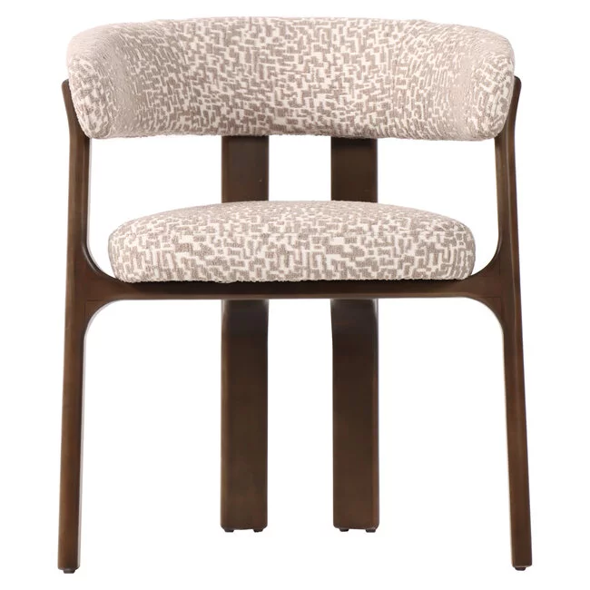 Richmond Interiors  Eetkamerstoel Contigo naturel geo