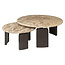 Richmond Interiors  Salontafel Bayonne brons - Set van 2