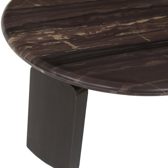Richmond Interiors  Salontafel Menton burgundy - Set van 2