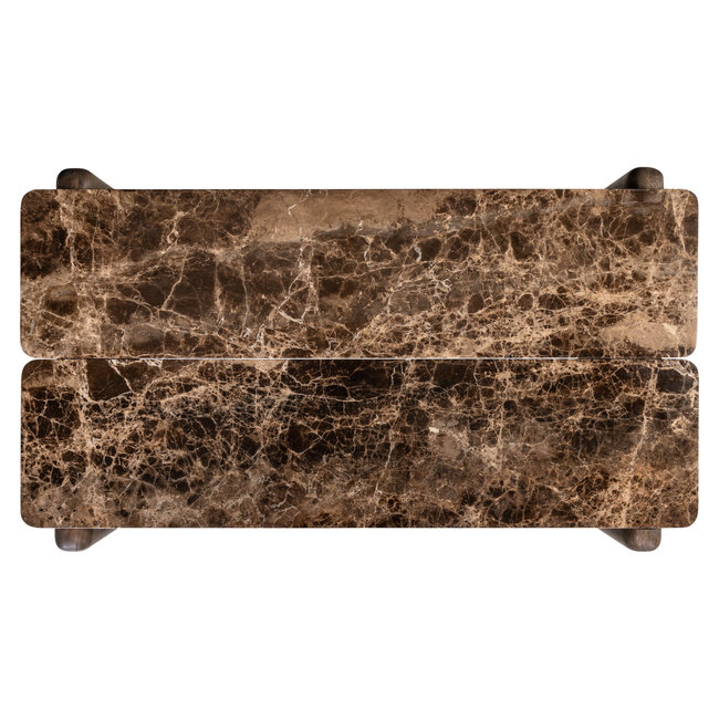 Richmond Interiors  Salontafel Lagrasse donker bruin
