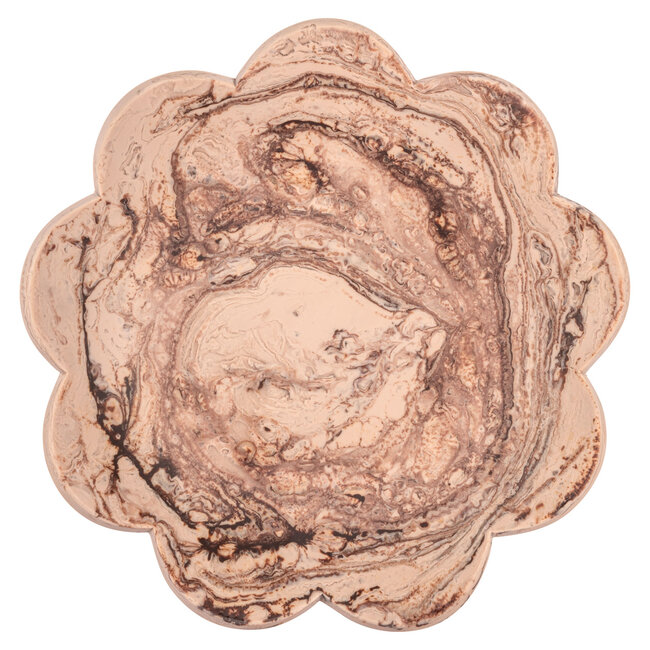 Richmond Interiors  Schaal Peony chocolade bruin