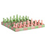 Richmond Interiors  Decoratief spel Azalea roze/groen