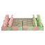 Richmond Interiors  Decoratief spel Azalea roze/groen