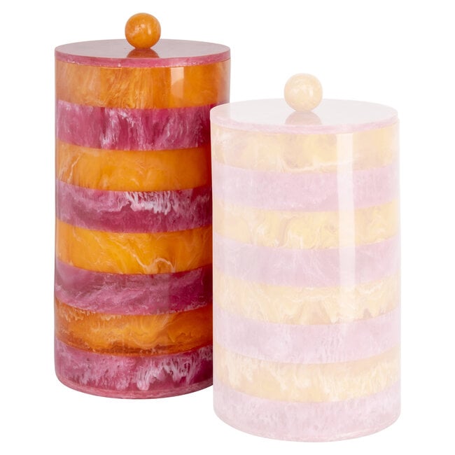 Richmond Interiors  Opbergdoos Lilybelle roze/orange – groot