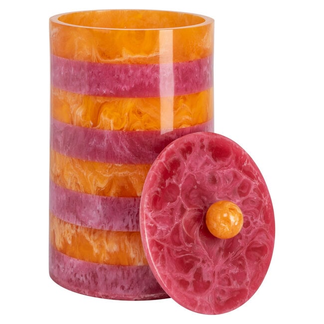 Richmond Interiors  Opbergdoos Lilybelle roze/orange – klein