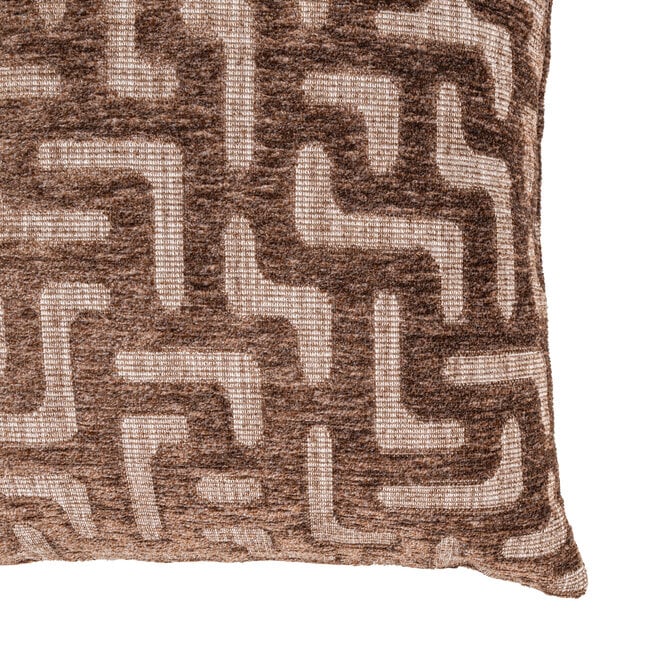 Richmond Interiors  Kussen Ivy bruin labyrinth