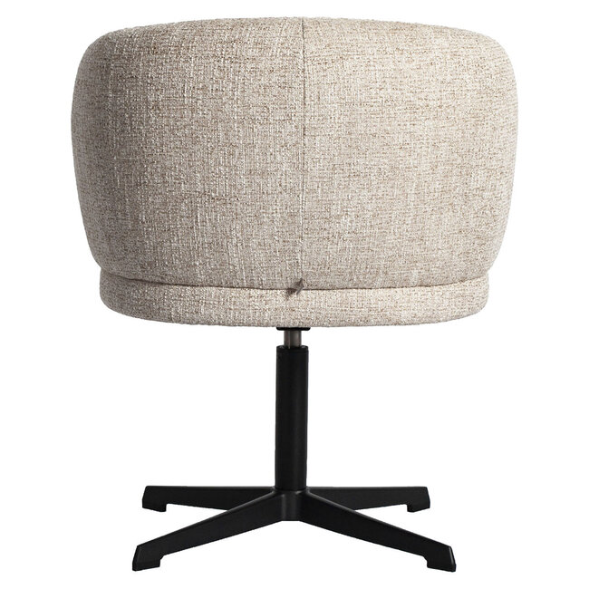 Richmond Interiors  Eetkamerstoel Dinan cream tweed fire retardant - draaibaar