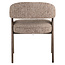 Richmond Interiors  Eetkamerstoel Mori mocca linear fire retardant