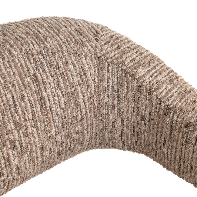 Richmond Interiors  Eetkamerstoel Mori mocca linear fire retardant