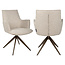 Richmond Interiors  Eetkamerstoel Dakota naturel chunky draaibaar met arm