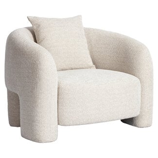 Richmond Interiors  Lounge stoel Tuscany beige blockweave