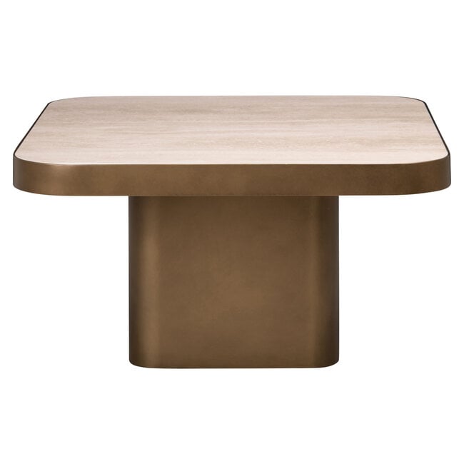 Richmond Interiors  Salontafel Claridge beige 70x70 (cumulus)