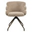 Richmond Interiors  Eetkamerstoel Kayla mocca boldweave draaibaar
