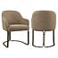 Richmond Interiors  Eetkamerstoel Hadley bruin tweed fire retardant
