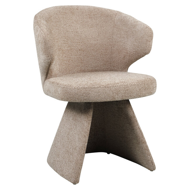 Richmond Interiors  Eetkamerstoel Zenith mocca boldweave