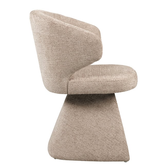 Richmond Interiors  Eetkamerstoel Zenith mocca boldweave
