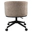 Richmond Interiors  Eetkamerstoel Rochenne mocca linear draaibaar on wheels