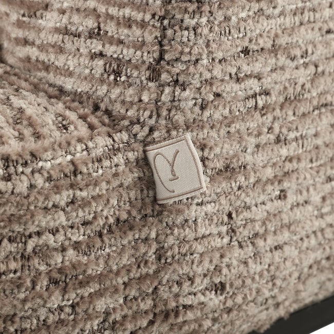 Richmond Interiors  Eetkamerstoel Rochenne mocca linear draaibaar on wheels