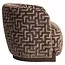 Richmond Interiors  Lounge stoel Hannah bruin labyrinth fire retardant