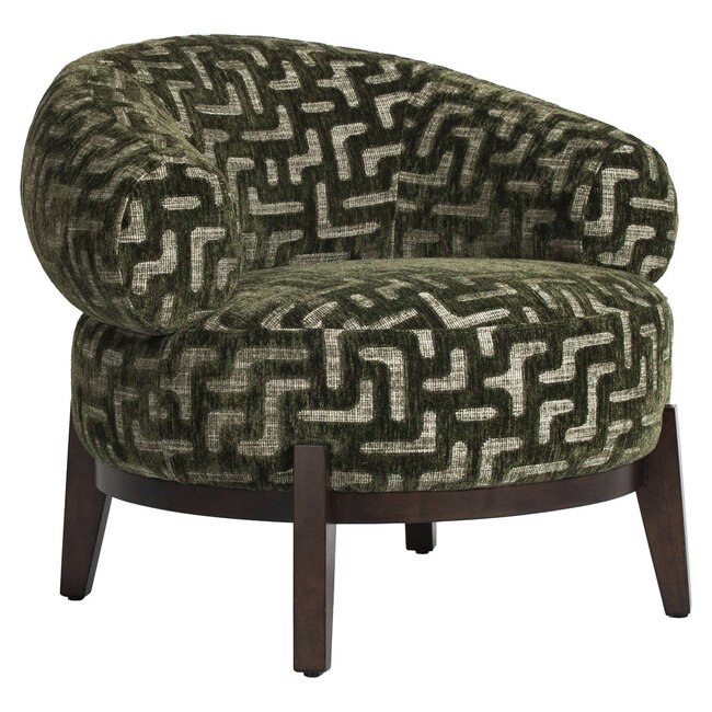 Richmond Interiors  Lounge stoel Montana moss labyrinth