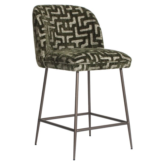 Richmond Interiors  Counterstoel Pullitzer moss labyrinth