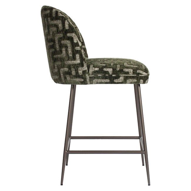 Richmond Interiors  Counterstoel Pullitzer moss labyrinth