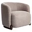 Richmond Interiors  Lounge stoel Hannah mocca chunky fire retardant