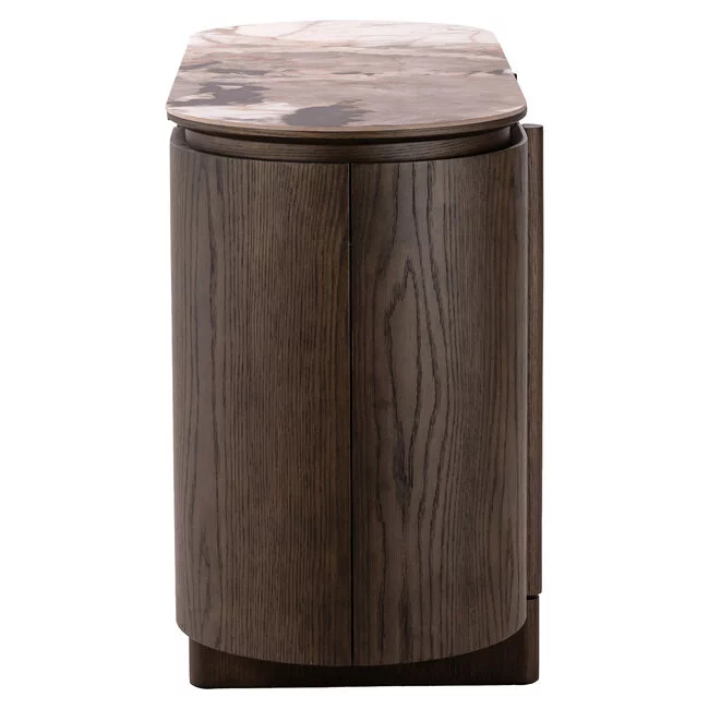 Richmond Interiors  Dressoir Langford bruin 3-doors - 120 cm