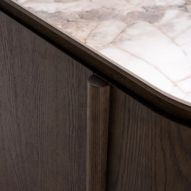 Richmond Interiors  Dressoir Langford bruin 3-doors - 120 cm