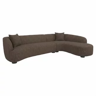 Richmond Interiors  Bank Pandora bruin chunky lounge rechts