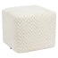 Richmond Interiors  Poef & Voetenbank Ciela beige chevron