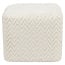Richmond Interiors  Poef & Voetenbank Ciela beige chevron