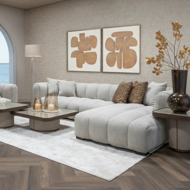 Richmond Interiors  Bank Novaro naturel fancy lounge rechts