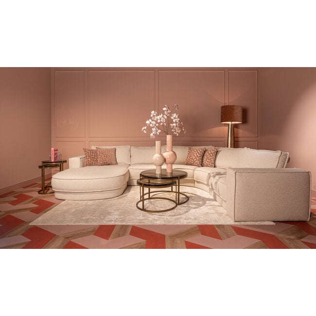Richmond Interiors  Salontafel Cleo goud (Set van 2)