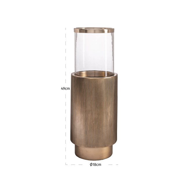 Richmond Interiors  Windlicht Soreli antiek brons
