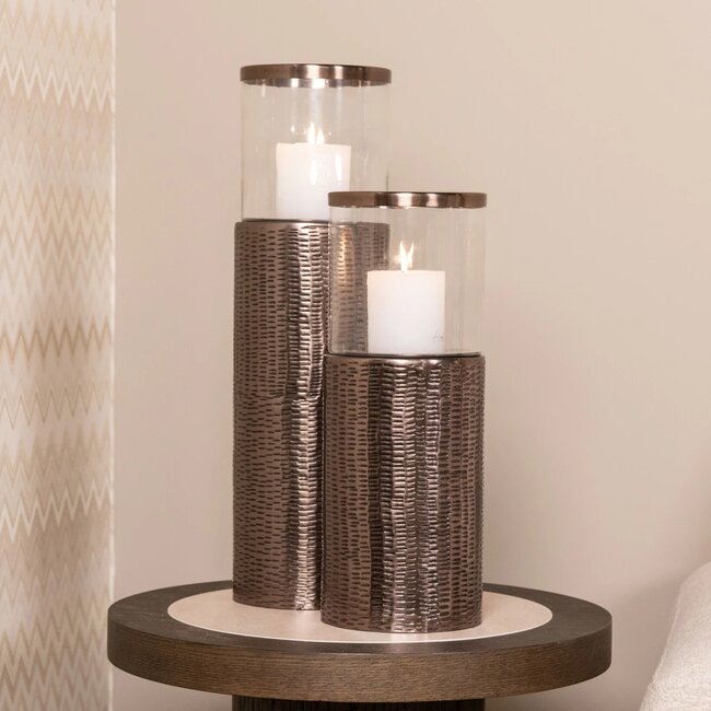 Richmond Interiors  Windlicht Faylen brons S