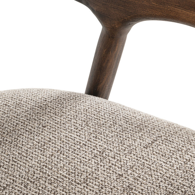 Richmond Interiors  Counterstoel Mihara mocca fancy fire retardant