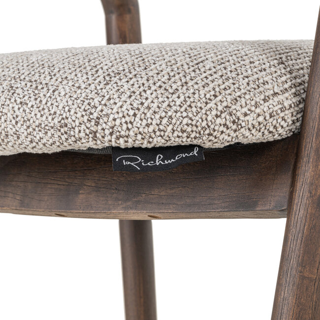 Richmond Interiors  Counterstoel Mihara mocca fancy fire retardant