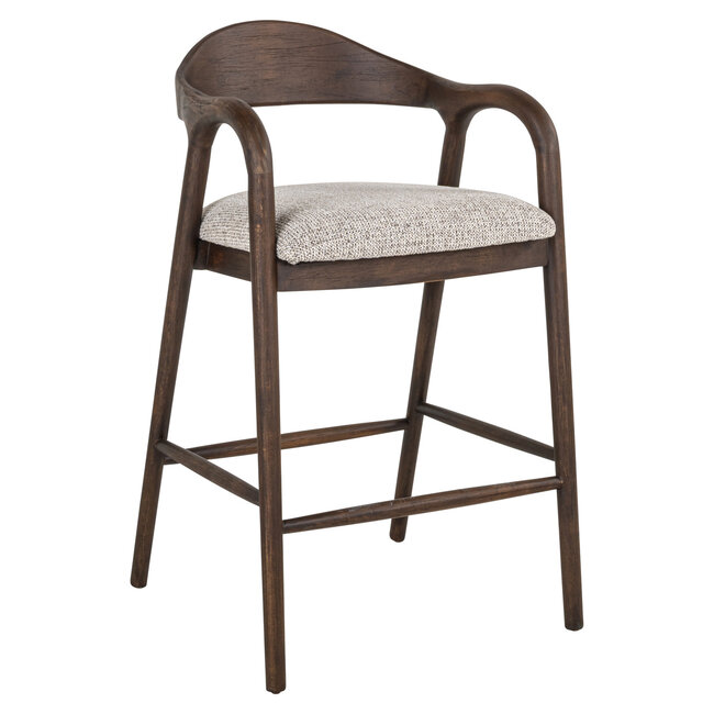 Richmond Interiors  Counterstoel Mihara mocca fancy fire retardant