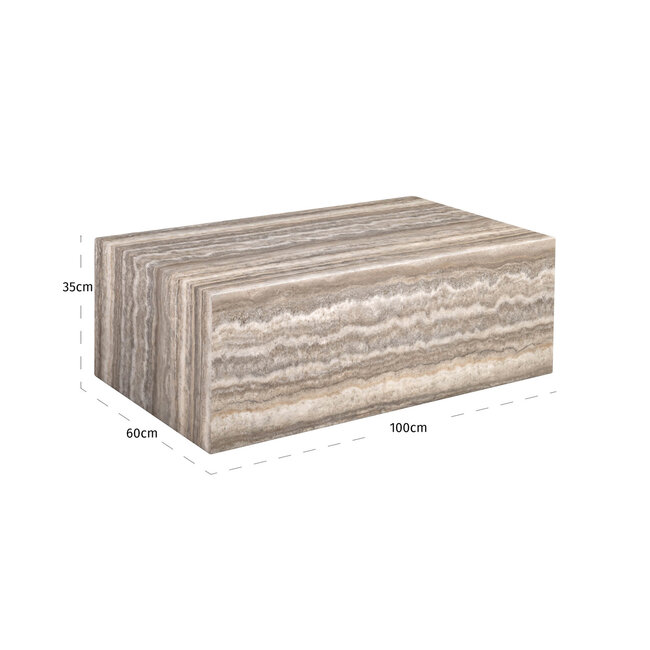 Richmond Interiors  Sofa-element Dulce grijs coffee table