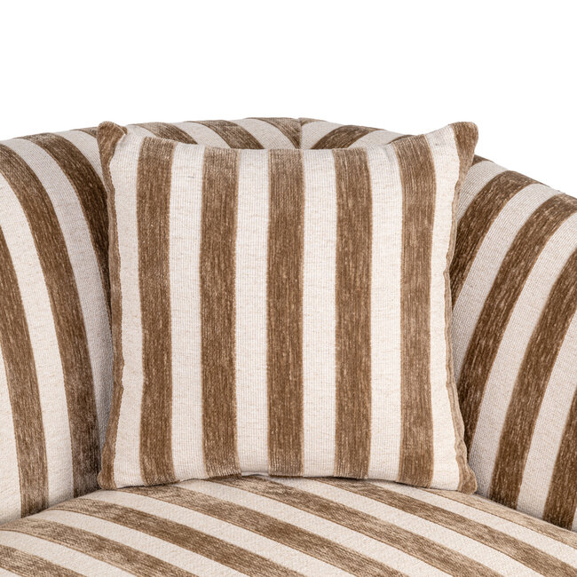 Richmond Interiors  Bank Luxandra stripes zand